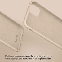 Accezz Coque Liquid Silicone Samsung Galaxy A27 (5G) - Stone