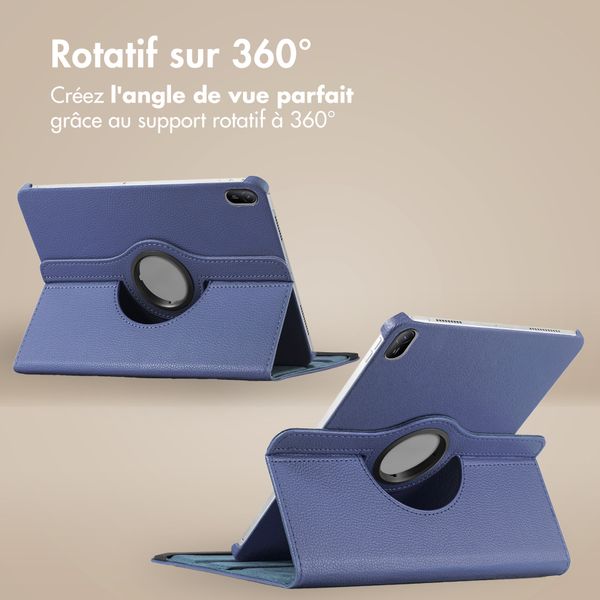 imoshion Coque tablette rotatif à 360° Huawei Matepad SE - Bleu foncé