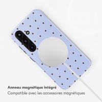 Selencia Coque arrière Vivid avec MagSafe Samsung Galaxy S25 - Happy Dots Digital Sky