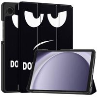 imoshion Coque tablette Design Trifold Samsung Galaxy Tab A11 / A9 8.7 pouces - Don't touch