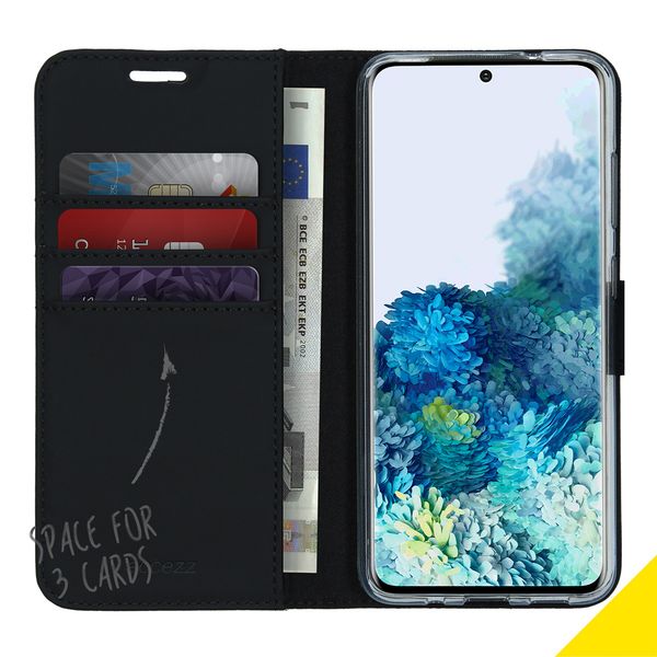 Accezz Étui de télephone Wallet Samsung Galaxy S20 - Noir