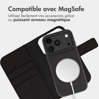 imoshion Étui portefeuille luxe 2-en-1 amovible Apple iPhone 18 Pro / 17 Pro - Noir