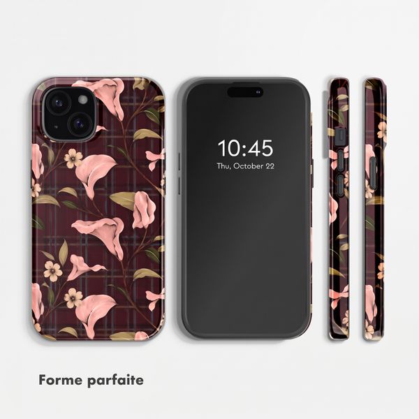 Selencia Coque arrière Vivid Apple iPhone 15 - Autumn Muse