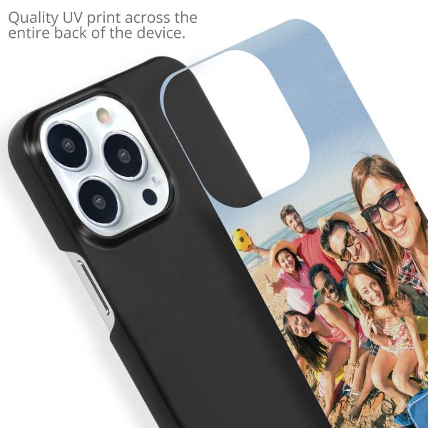 Concevez votre propre coque rigide Apple iPhone 13 Pro - Noir