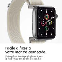 imoshion Bracelet Trail en nylon Apple Watch | 38/40/41/42 mm - Lumière stellaire