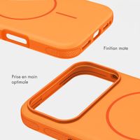 imoshion Coque arrière Color avec Thin MagSafe Ring Apple iPhone 18 Pro / 17 Pro - Orange