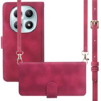 imoshion Etui de télephone portefeuille avec cordon Xiaomi Redmi Note 15 (4G) - Rouge