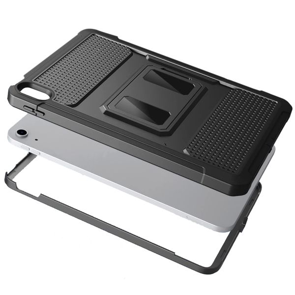 Accezz Coque Rugged Back Apple iPad 11 (2025) 11 pouces A16 / iPad 10 (2022) 10.9 pouces - Noir