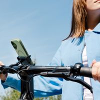 imoshion Support de téléphone en aluminium pour vélo - Léger - Universel - Noir