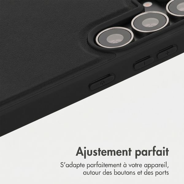 Accezz Coque arrière Edge avec MagSafe Samsung Galaxy S25 FE - Noir