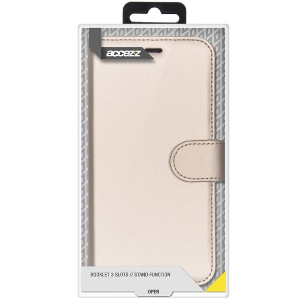 Accezz Étui de télephone Wallet Samsung Galaxy A72 - Doré