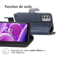imoshion Étui de télephone portefeuille de luxe Nokia G42 - Bleu foncé