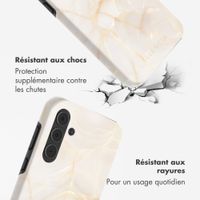 Selencia Coque arrière Vivid Samsung Galaxy A55 - Golden Beige Marble