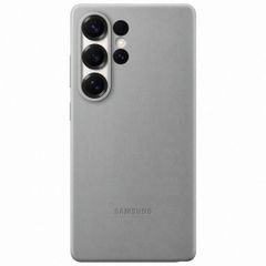 Samsung Original Coque KindSuit en Cuir Végan Samsung Galaxy S25 Ultra - Gris