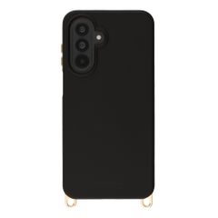 Selencia Coque arrière Rivièra avec MagSafe avec crochets amovibles Samsung Galaxy A17 (5G) / (4G) - Velvet Black
