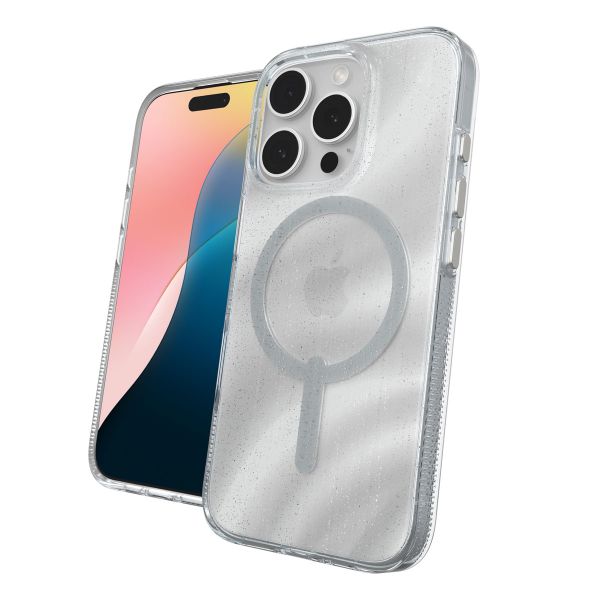 ZAGG Coque Milan Snap avec MagSafe Apple iPhone 16 Pro - Swirl Glitter