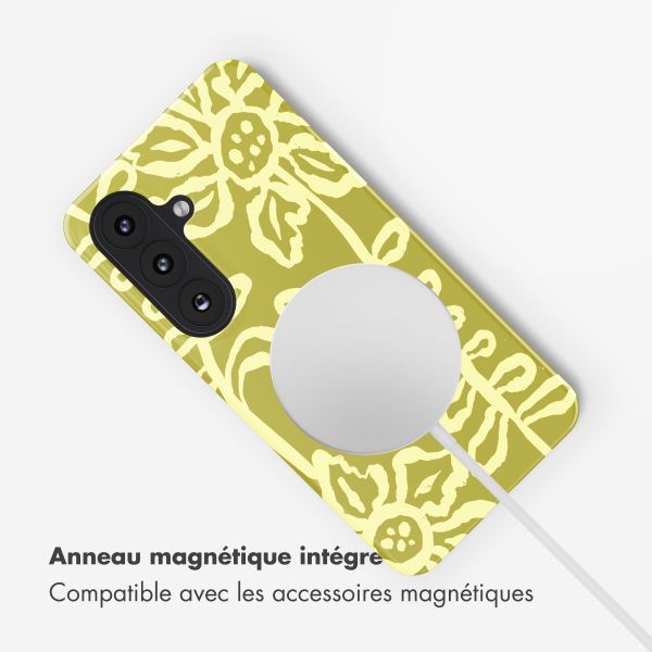 Selencia Coque arrière Vivid avec MagSafe Samsung Galaxy S26 - Chalky Bloom