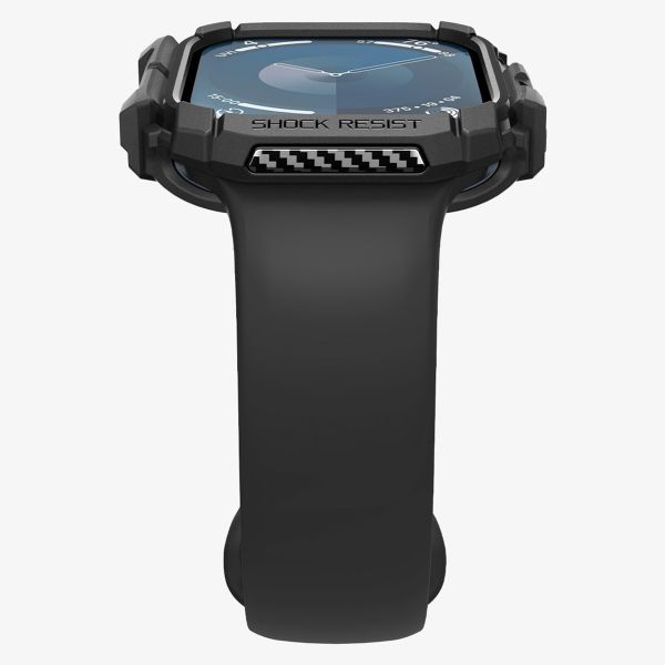 Spigen Coque Rugged Armor™ Apple Watch 10 / 11 - 42 mm - Matte Black