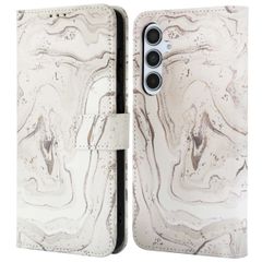imoshion Étui de télephone portefeuille Design Samsung Galaxy A35 - Sandy Marble