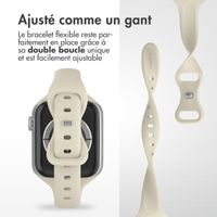 imoshion Bracelet slim en silicone Apple Watch | 38/40/41/42 mm - Starlight