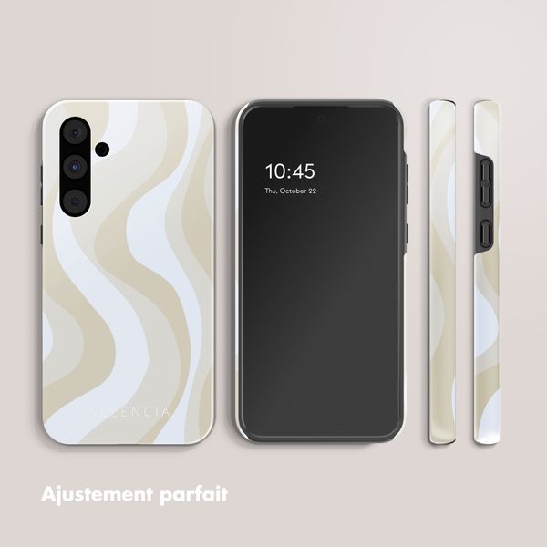 Selencia Coque arrière Vivid Samsung Galaxy A55 - Desert Waves Beige