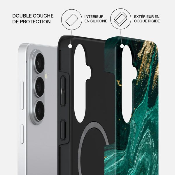 Burga Coque Tough MagSafe Samsung Galaxy S26 Plus - Emerald Pool