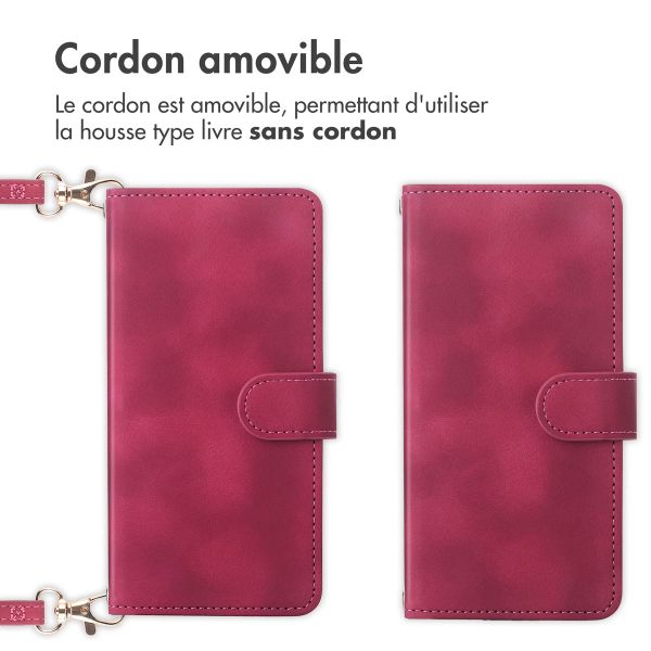 imoshion Etui de télephone portefeuille avec cordon Samsung Galaxy A36 - Rouge