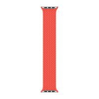 Apple Bracelet Solo tressé Apple Watch | 38/40/41/42 mm - Taille 5 - Electric Orange