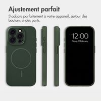 Accezz Coque Grip avec MagSafe Apple iPhone 15 Pro - Vert foncé
