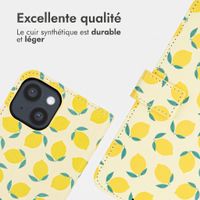 imoshion Étui de télephone portefeuille Design Apple iPhone 14 - Citrus Dream
