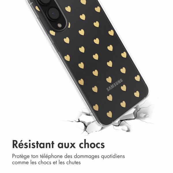 imoshion Coque Design Samsung Galaxy S25 Edge - Golden Hearts