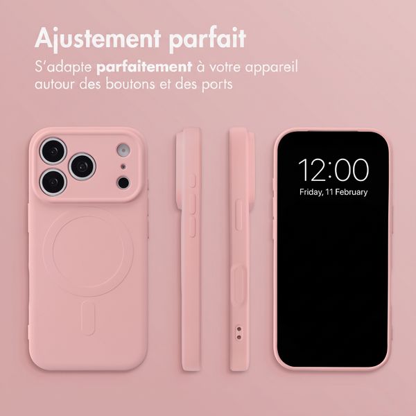 imoshion Coque Couleur avec MagSafe Apple iPhone 18 Pro / 17 Pro - Rose clair