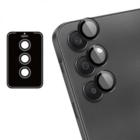imoshion Lot de 2 protections d'objectif de caméra Samsung Galaxy A25 (5G) - Noir