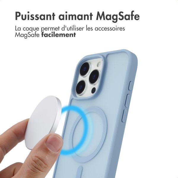 imoshion Coque Color Guard avec MagSafe Apple iPhone 16 Pro Max - Bleu clair