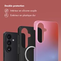 Selencia Coque arrière Vivid avec MagSafe Samsung Galaxy S26 - Gradient Soft Blush