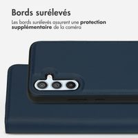 Accezz Premium Leather 2 in 1 Wallet Bookcase Samsung Galaxy A54 (5G) - Bleu foncé