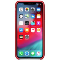 Apple Coque en silicone Apple iPhone X - Red