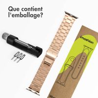imoshion Bracelet acier Apple Watch | 44/45/46/49 mm - Rose Doré