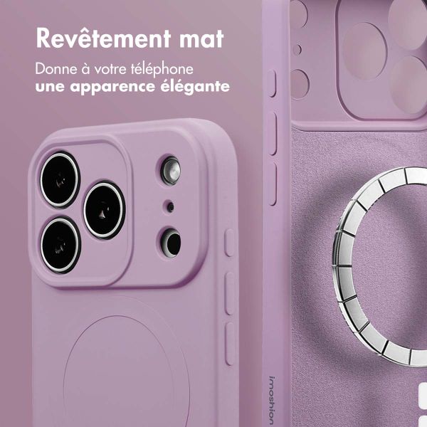 imoshion Coque Couleur avec MagSafe Apple iPhone 17 Pro Max - Violet