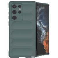 imoshion EasyGrip Backcover Samsung Galaxy S22 Ultra - Vert foncé