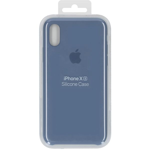 Apple Coque en silicone Apple iPhone X / Xs - Lavender Gray