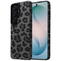 Selencia Coque Sabi imprimé panthère avec MagSafe Samsung Galaxy S26 Ultra - Midnight Black
