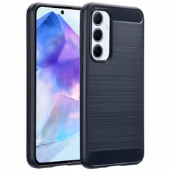 imoshion Coque Brushed Samsung Galaxy A55 - Bleu foncé