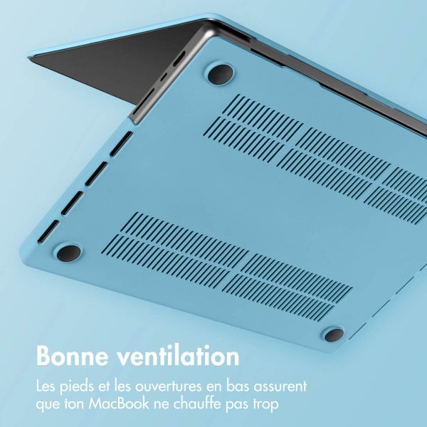 imoshion Coque rigide Apple MacBook Air 13 pouces (2018-2020) - Soft Blue