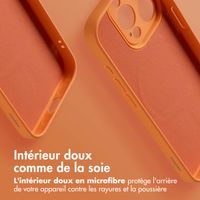 imoshion Coque Couleur avec MagSafe Apple iPhone 15 Pro - Orange