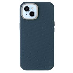 Accezz Coque arrière Mesh avec MagSafe Apple iPhone 15 - Bleu foncé