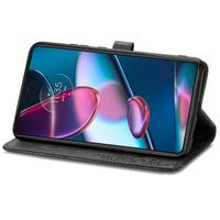 imoshion Etui de télephone Mandala Motorola Edge 30 Pro / Edge Plus (2022) - Noir