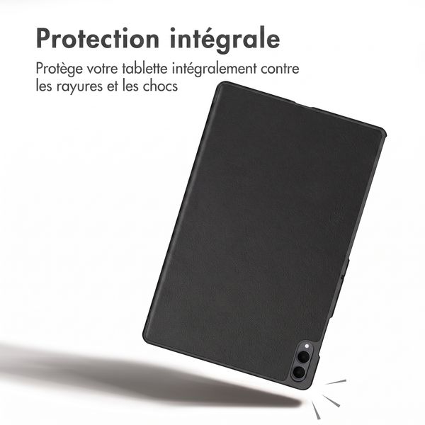 imoshion Coque tablette Trifold Samsung Galaxy Tab S11 Ultra - Noir