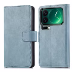 imoshion Étui de télephone portefeuille de luxe Xiaomi 17 Pro Max - Bleu clair