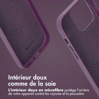 Accezz Étui de télephone portefeuille en cuir 2-en-1 avec MagSafe Apple iPhone 14 Pro - Heath Purple